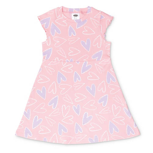 Détails 1, Robe en jersey pour enfants,violet/rose, taille 110/116