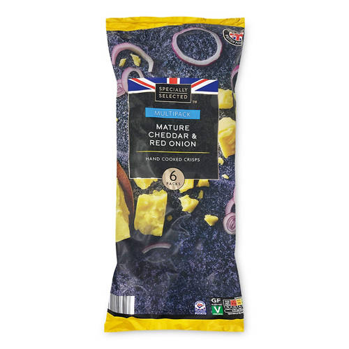 Cheese & Onion Hand Cooked Crisps Multipack