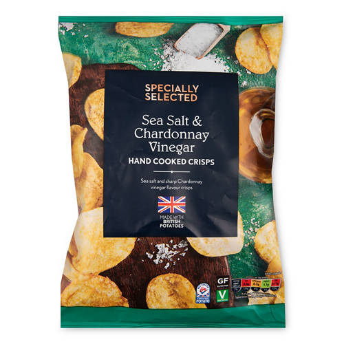 Salt & Vinegar Hand Cooked Crisps