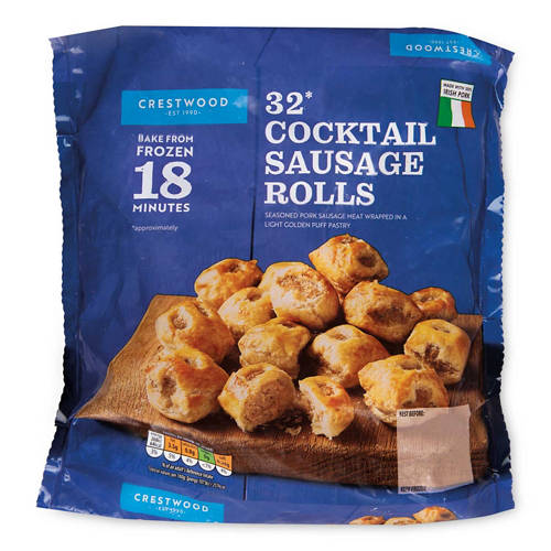 Cocktail Sausage Rolls 32 Pack