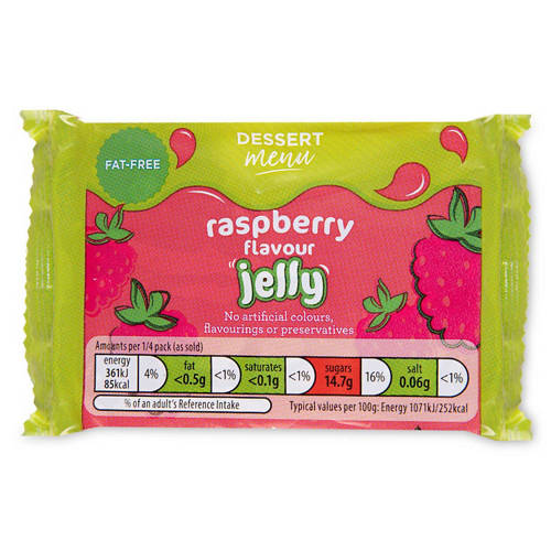 Raspberry Jelly Block