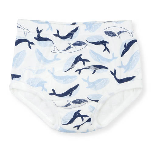 Détails 2, Sous-vêtements d'apprentissage pour bébés, motif baleine, bleu