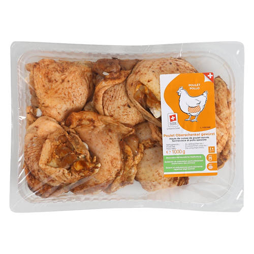 Vue de face 2, Cuisse de poulet, épicé