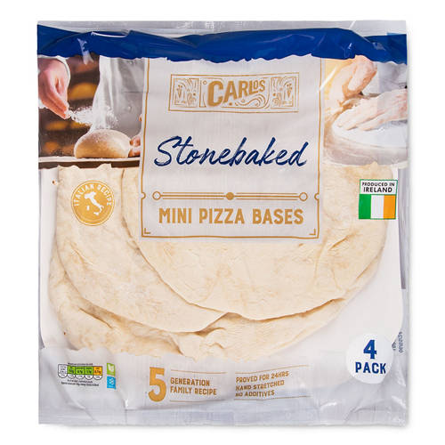 Mini Pizza Base 4 Pack