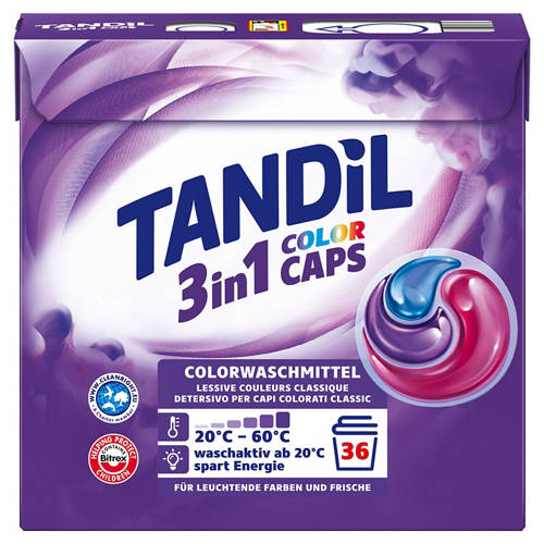 Vorderansicht 1, Caps 3-in-1 36 Stück, Color