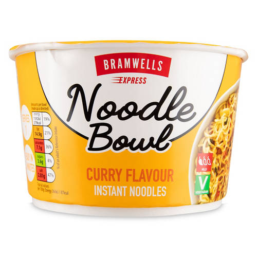 Instant Noodles Curry Flavour Product Image Front shot 01