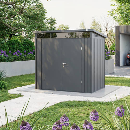 Lifestyle 1, Modernes Metallgerätehaus Lena 2115