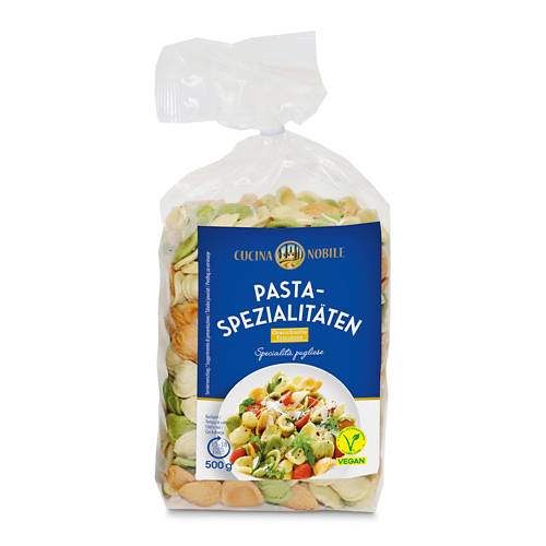 Sprednji posnetek 1, Južnoitalijanske testenine, Orecchiette Tricolore