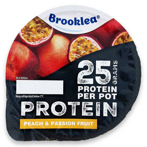 Peach & Passion Fruit Protein Yogurt 200g Product Image Front shot 01