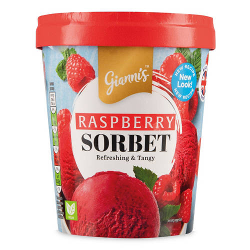 Raspberry Sorbet 500ml