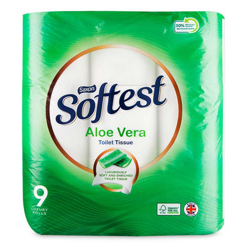 Aloe Vera Toilet Tissue 9 Pack