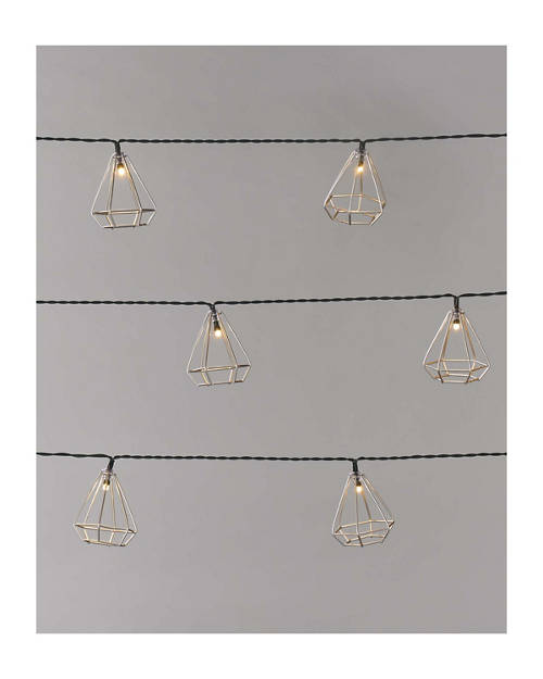 Solar Geo & Pineapple String Lights Product Image Front shot 01