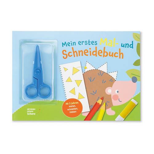 Vista frontale 1, Libro creativo per bambini, dipingere e ritagliare