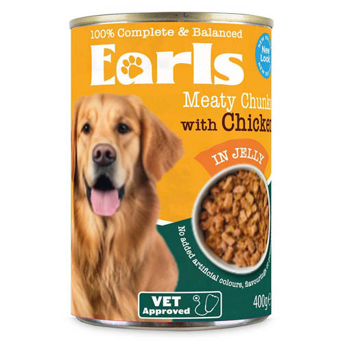 Meaty Chunks Dog Food Can