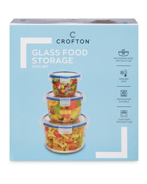 Front shot 2, Glass Food Storage Boxes
