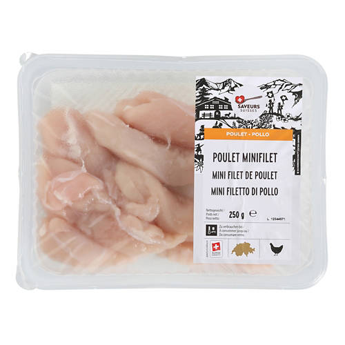 Vorderansicht 2, Poulet-Minifilet
