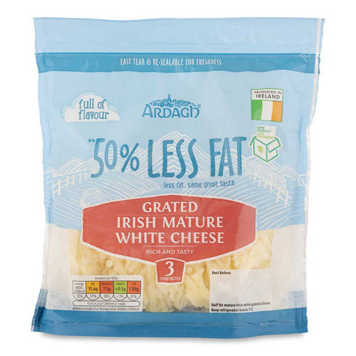 Mature White Irish Cheese 50% Less Fat