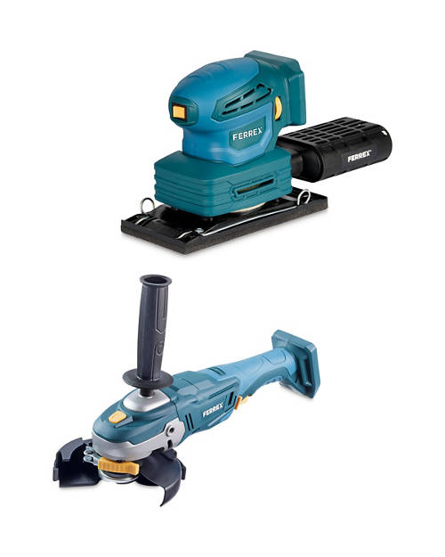 Group 1, 20V Angle Grinder/3-in-1 Sander