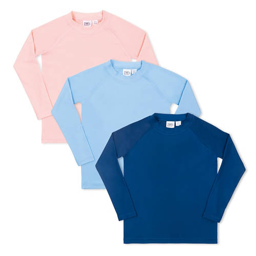 Gruppo 1, Maglietta da bagno con protezione UV per bambini, azzurro, 134/140
