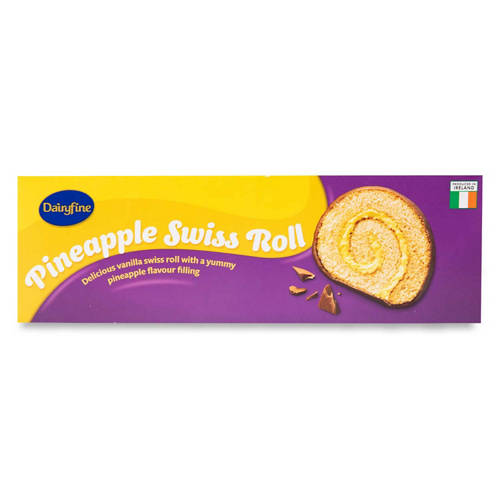 Pineapple Enrobbed Swiss Roll