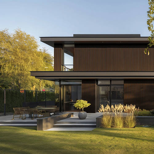 Lifestyle 3, WPC Fassadenverkleidung DUVAR 10m² nussbaum