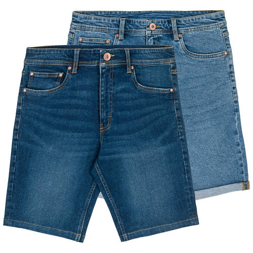 Gruppe 1, Herren-Jeansshorts, Hellblau, 48