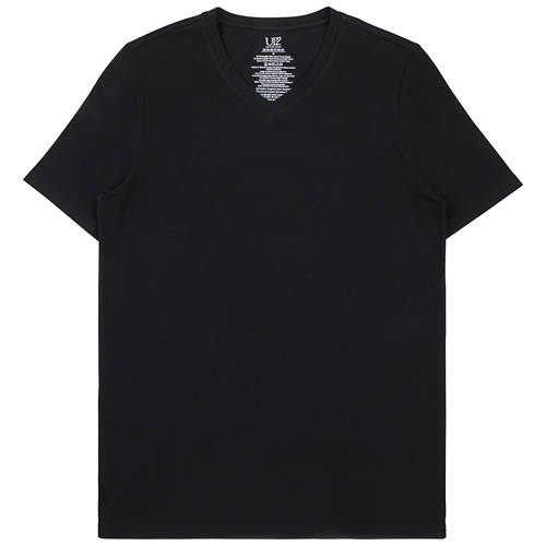 Vue de face 1, Mailset de corps pour hommes à col en V, set de 3, noir, taille XL