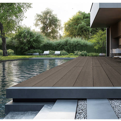 Lifestyle 1, Terrassendielen Samana, dunkelbraun