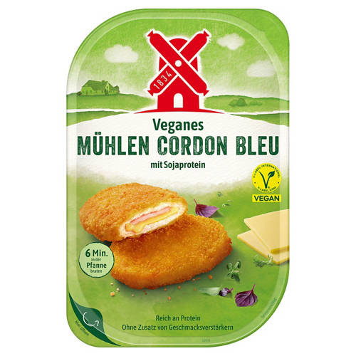 Vorderansicht 1, Veganes Pfannen Sortiment 200 g, Cordon Bleu