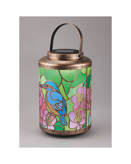 Details 1, Solar Stained Glass Lantern