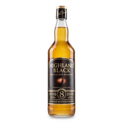 Highland Black Whisky 70cl