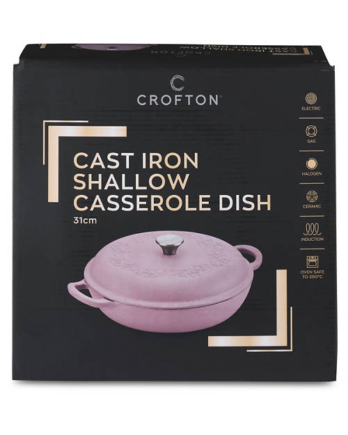 Front shot 2, Cast Iron Casserole Dish