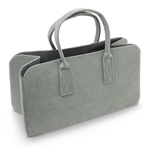 Vista frontale 1, Articoli assortiti in feltro, borsa, verde