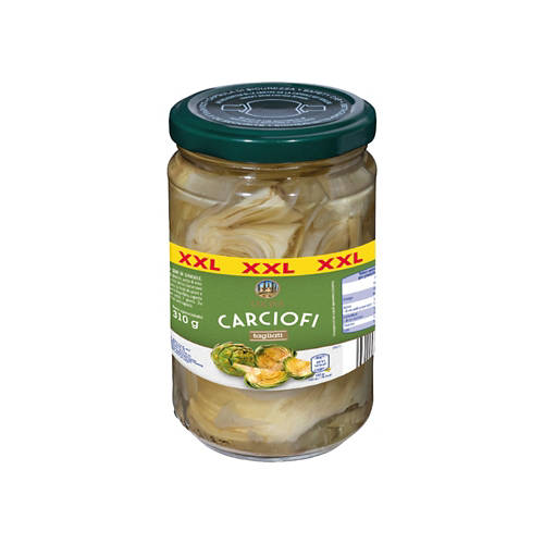Vista frontale 1, Carciofi tagliati