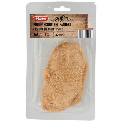 Vista frontale 2, Cotoletta di pollo, impanata
