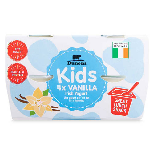 4 Pack Vanilla Kids Yogurt