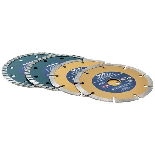 Vista frontale 1, Set di accessori elettrici, disco da taglio diamantato