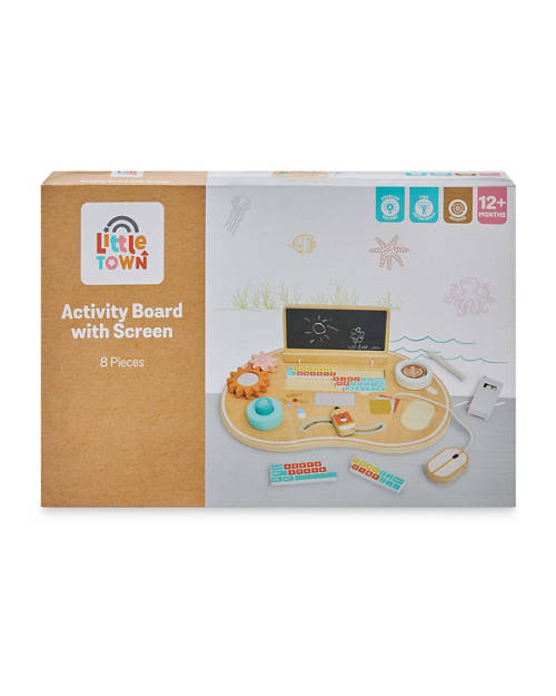 Front shot 2, Wooden Play Cubes/Activity Board