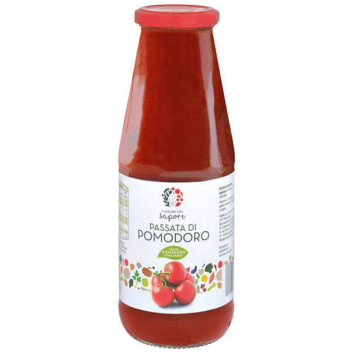 Vue de face 1, I COLORI DEL SAPORE Purée de tomates 700 g