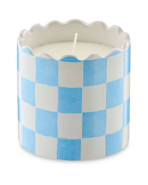 Front shot 2, Ceramic Check Candles