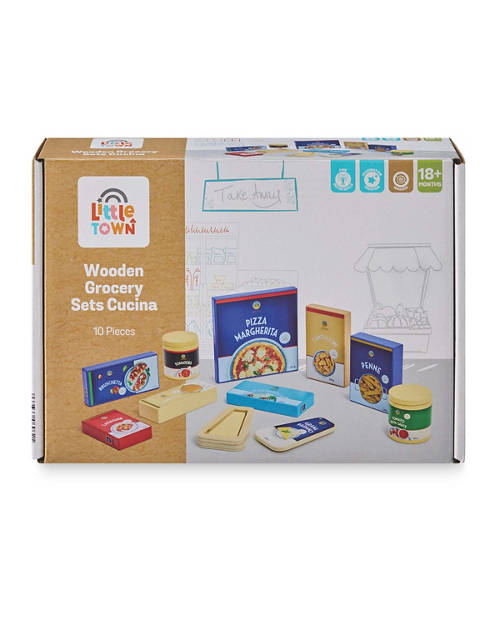 Front shot 2, Wooden Grocery Set