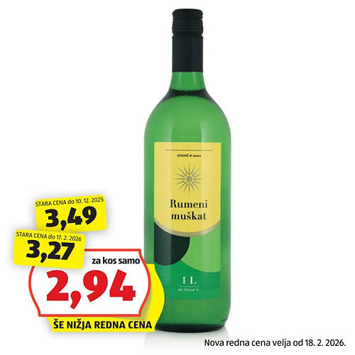 rumeni muškat
