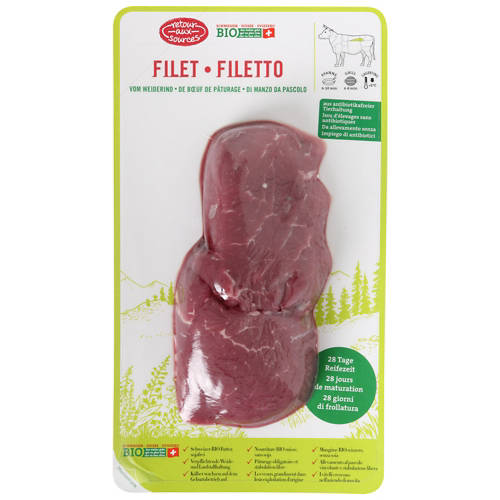 Vorderansicht 2, BIO-Filet vom Weiderind