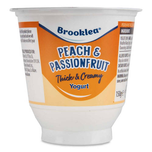 Peach & Passionfruit Thick & Creamy Yogurt