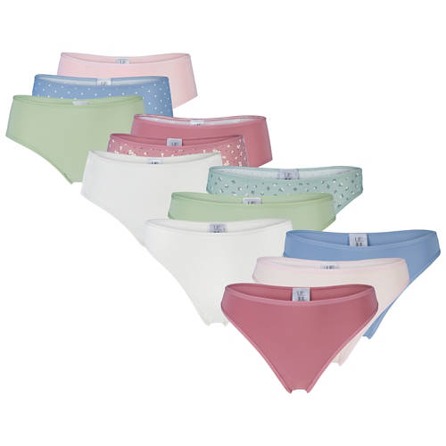 Gruppe 1, Damen-Slips, All-over-Print Rosen, S 36/38
