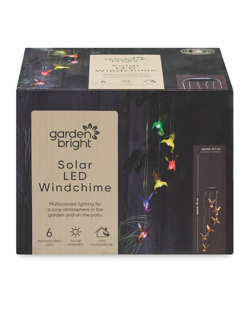 Front shot 2, Solar LED Wind Chime