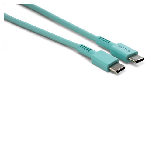 Vista frontale 1, Assortimento sost. Accessori smartphone, USB C-C, turchese