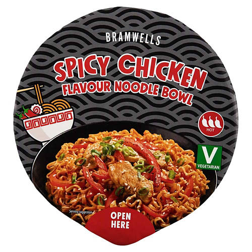 Front shot 2, Spicy Chicken Noodle Bowl