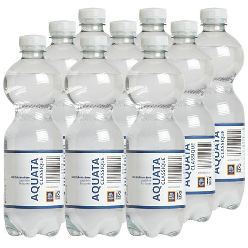 Vorderansicht 2, Mineralwasser, Classique