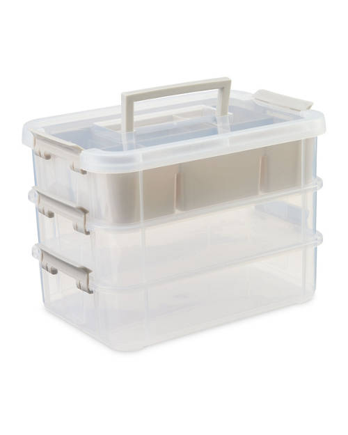 Front shot 2, Stackable Storage Box with Handle